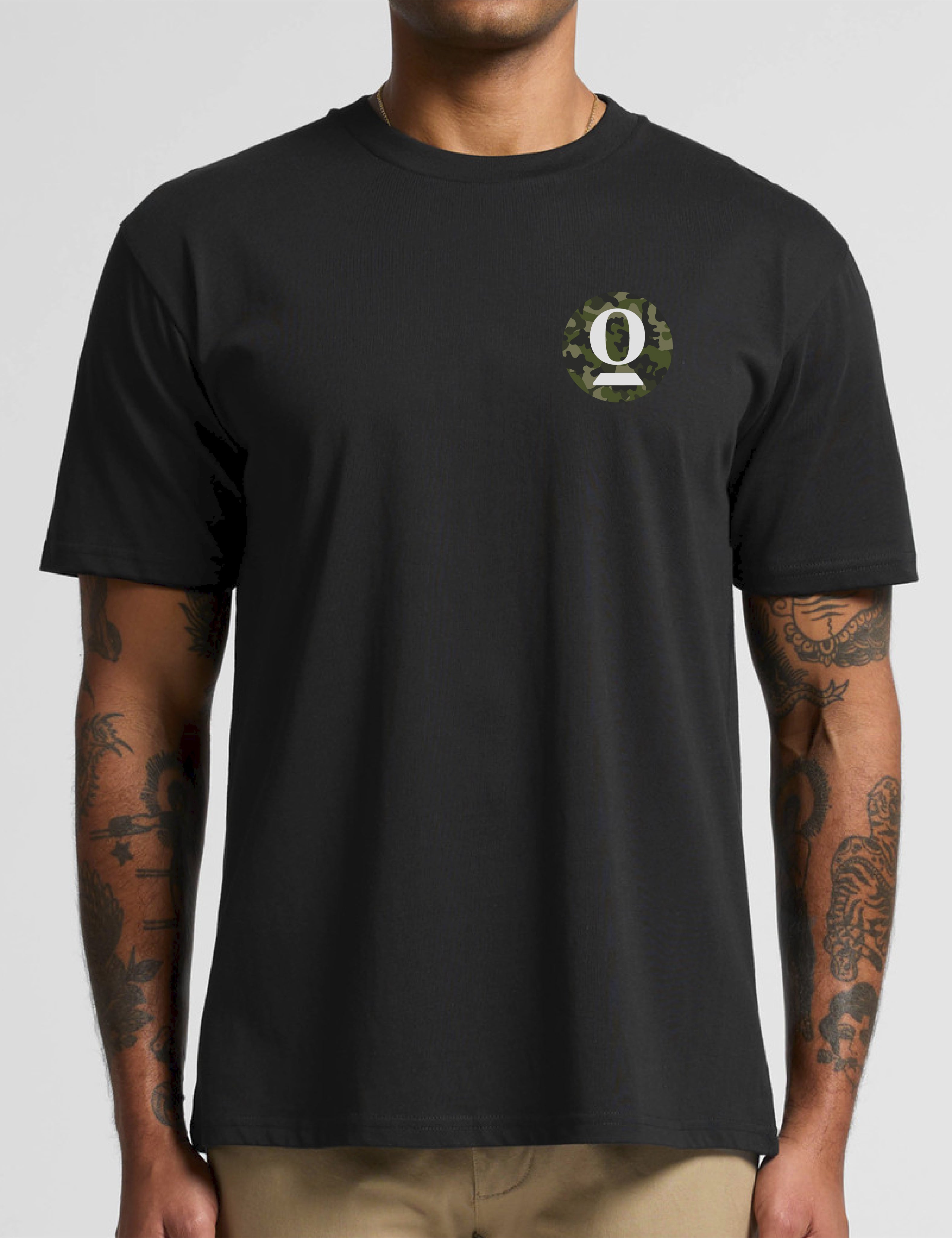 Open Army Camo "O" Tee