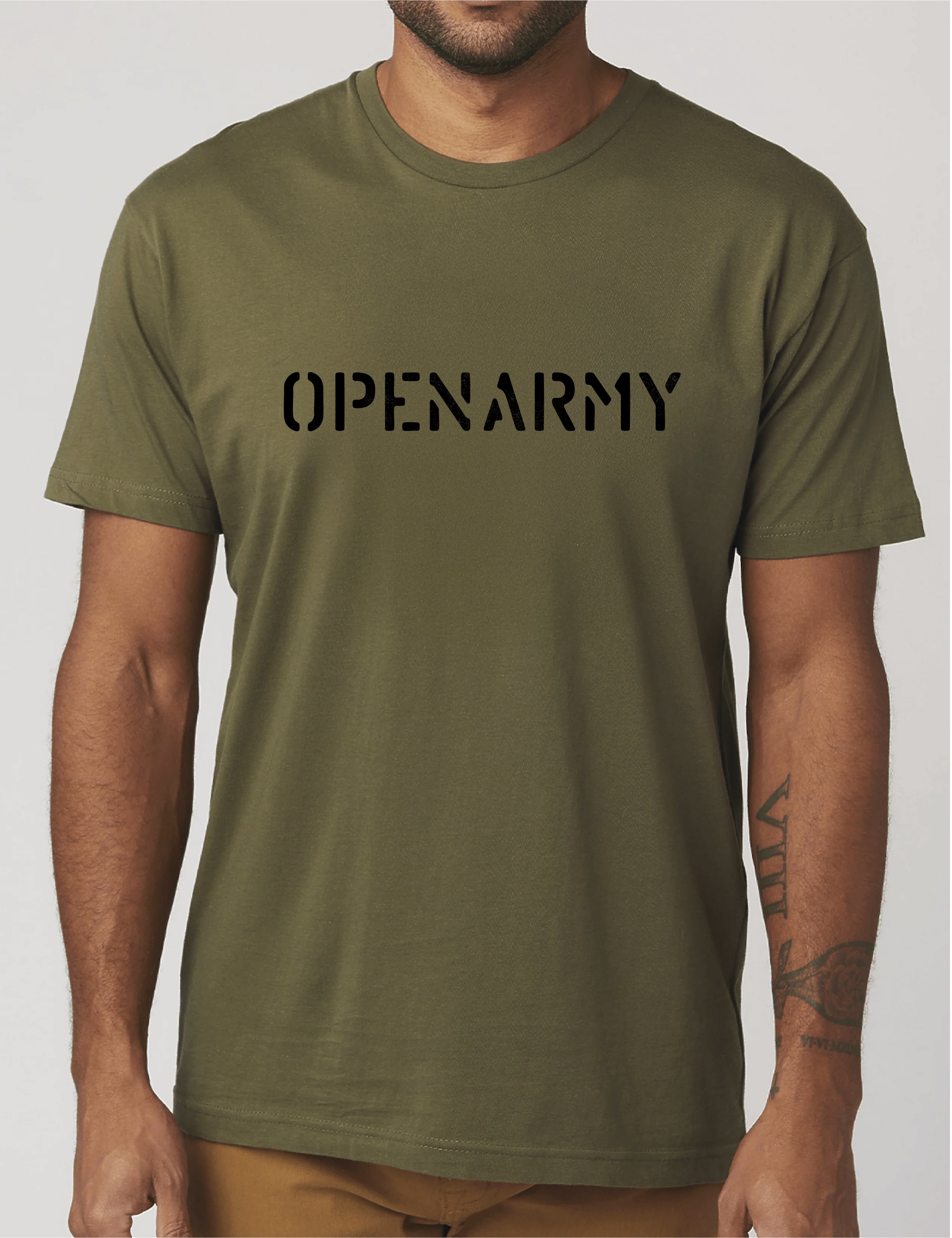 Open Army Stencil Tee